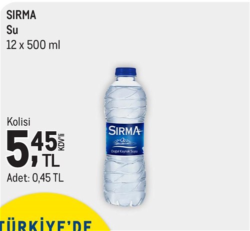 Sırma Su 12x500 ml image