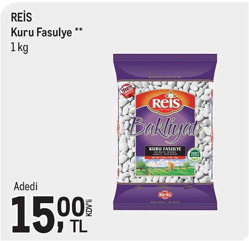 Reis Kuru Fasulye 1 kg image