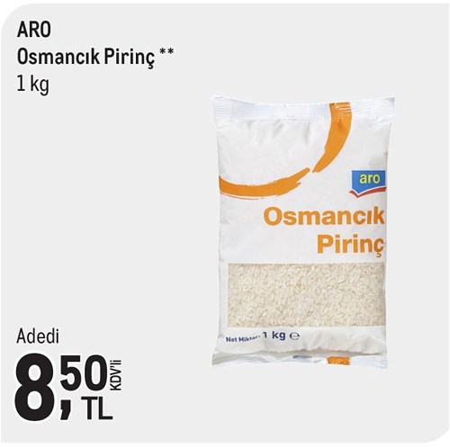 Aro Osmancık Pirinç 1 kg image