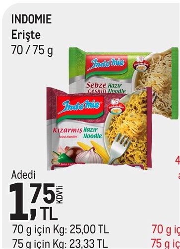 Indomie Erişte 70/75 g image