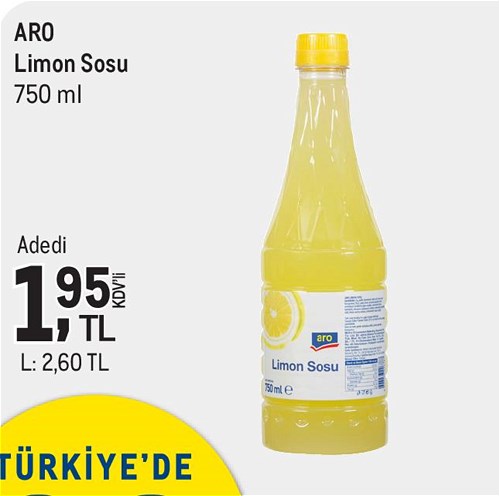 Aro Limon Sosu 750 ml image