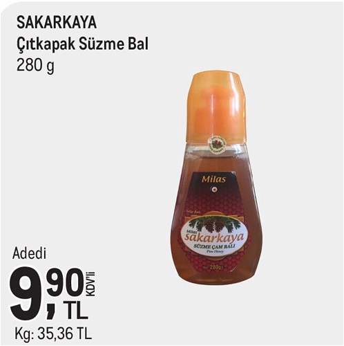 Sakarkaya Çıtkapak Süzme Bal 280 g image