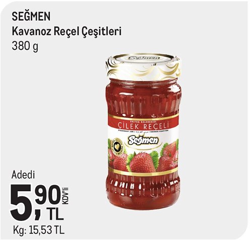 Seğmen Kavanoz Reçel Çeşitleri 380 g image