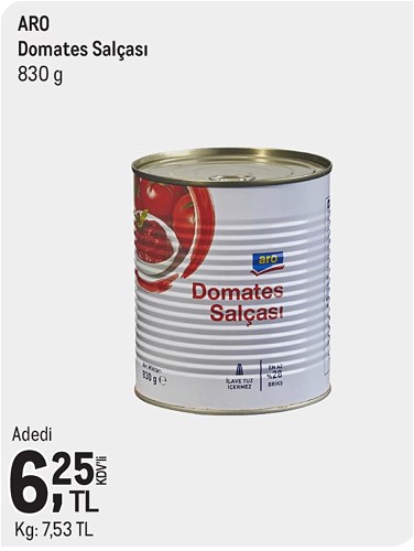 Aro Domates Salçası 830 g image