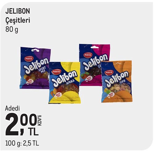 Jelibon Çeşitleri 80 g image