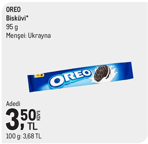 Oreo Bisküvi 95 g image