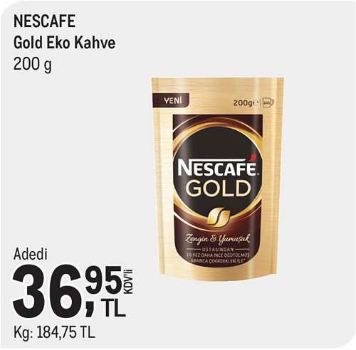 Nescafe Gold Eko Kahve 200 g image