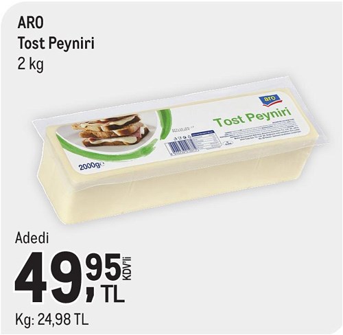 Aro Tost Peyniri 2 kg image