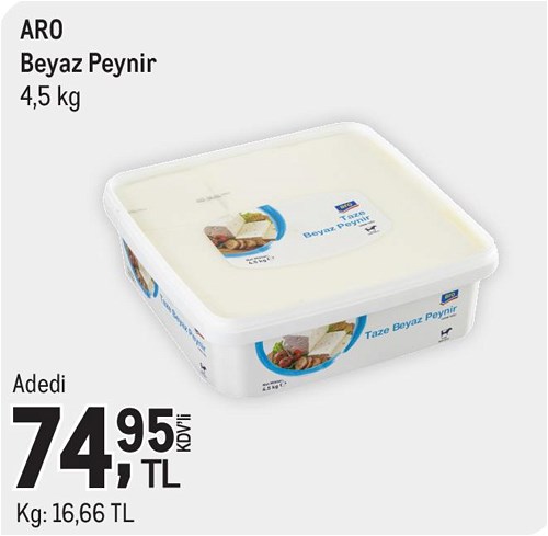 Aro Beyaz Peynir 4,5 kg image