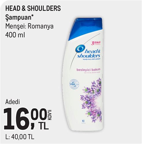 Head&Shoulders Şampuan 400 ml image