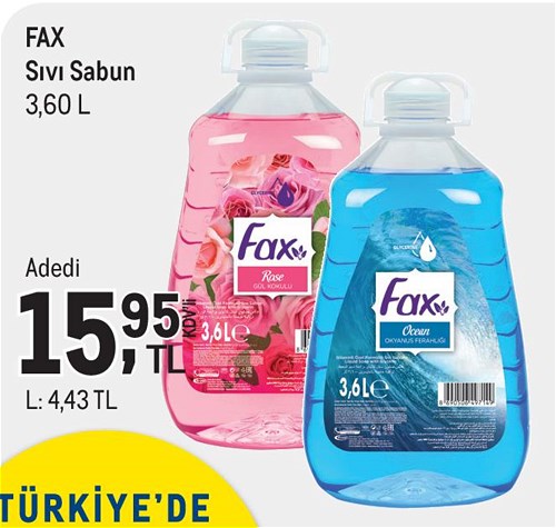 Fax Sıvı Sabun 3,60 l image