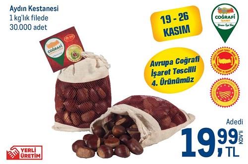 Aydın Kestanesi 1 kg'lık Filede image