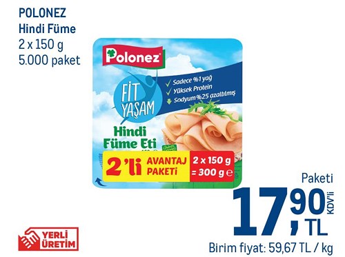 Polonez Hindi Füme 2 x 150 g image