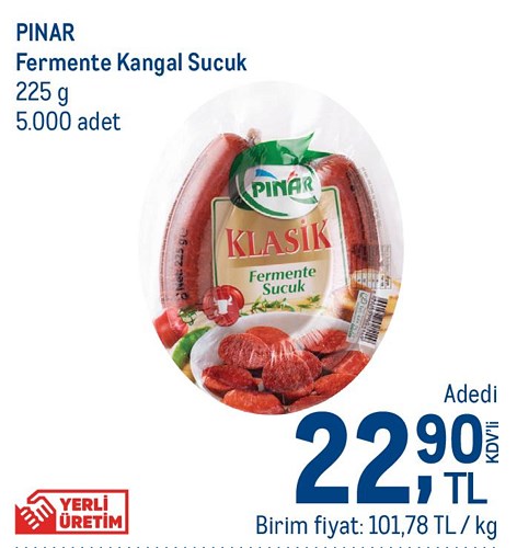 Pınar Fermente Kangal Sucuk 225 g image