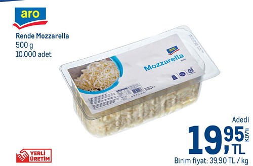 Aro Rende Mozarella 500 g image