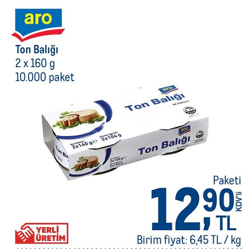 Aro Ton Balığı 2 x 160 g image