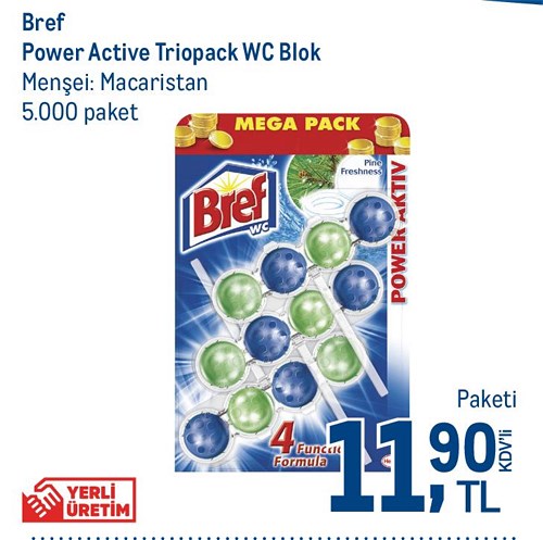 Bref Power Active Triopack Wc Blok image