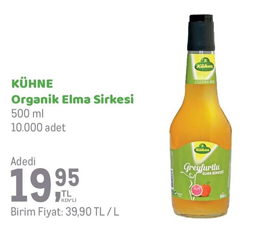 Kühne Organik Elma Sirkesi 500 ml image