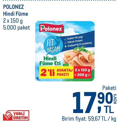 Polonez XL Piliç Füme 200 g image