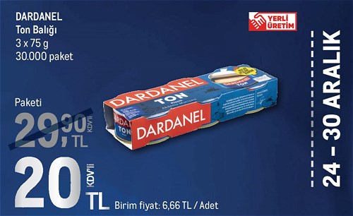 Dardanel Ton Balığı 3 x 75 g image