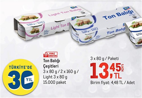 Aro Ton Balığı 3x80 g image