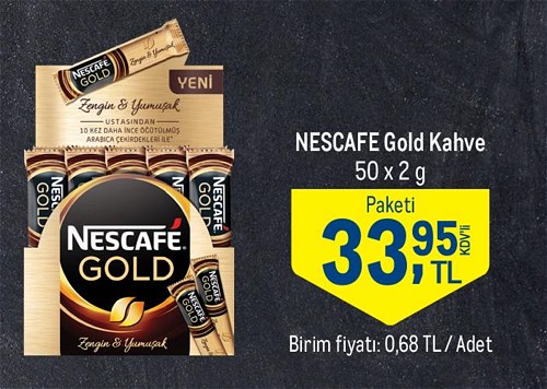 Nescafe Gold Kahve 50x2 g image