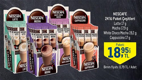 Nescafe 24'lü Paket Çeşitleri image