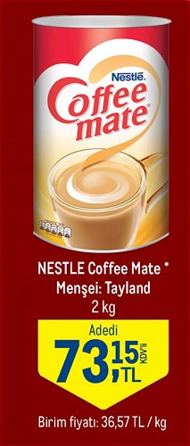 Nestle Coffee Mate 2 kg image