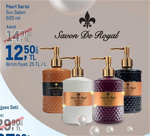 Savon De Royal Pearl Serisi Sıvı Sabun 500 ml image