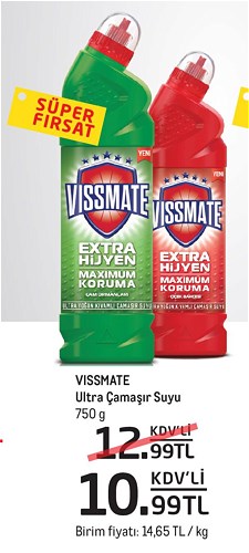 Vissmate Ultra Çamaşır Suyu 750 g image