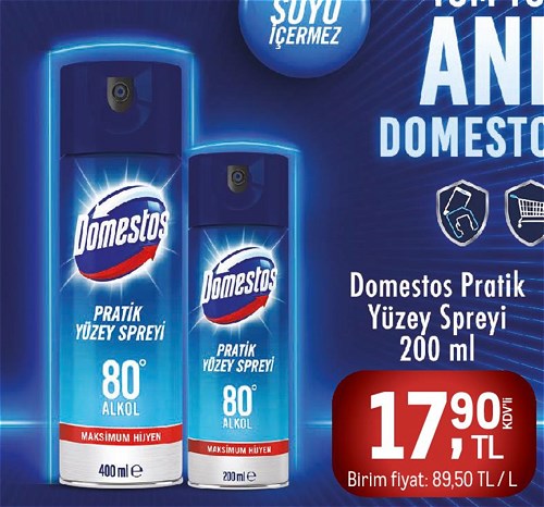 Domestos Pratik Yüzey Spreyi 200 ml image