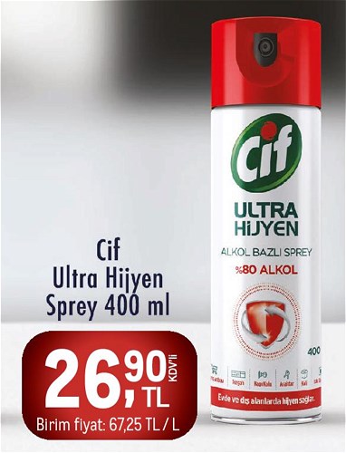 Cif Ultra Hijyen Sprey 400 ml image