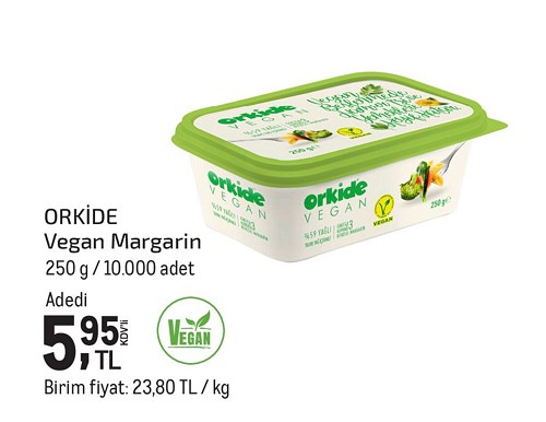 Orkide Vegan Margarin 250 g image