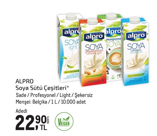 Alpro Soya Sütü Çeşitleri 1 L image