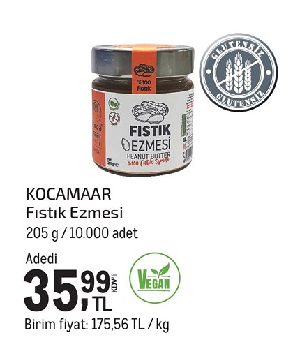 Kocamaar Fıstık Ezmesi 205 g image