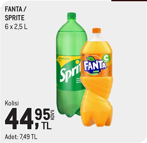 Fanta/Sprite 6x2,5 l image