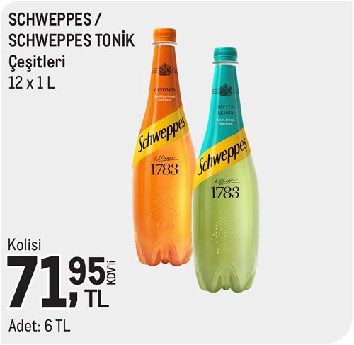 Schweppes Çeşitleri 12x1 l image