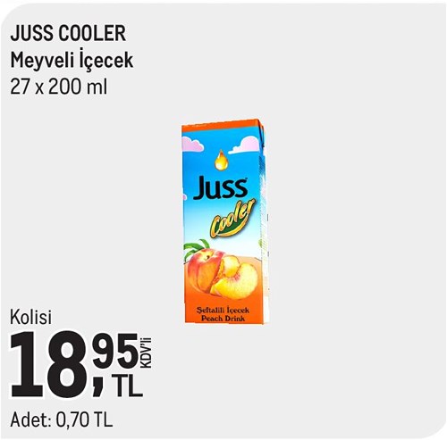 Juss Cooler Meyveli İçecek 27x200 ml image