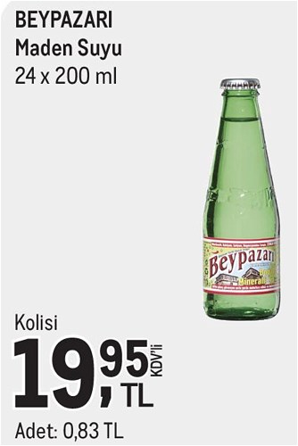 Beypazarı Maden Suyu 24x200 ml image