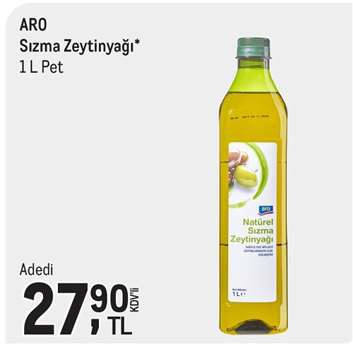 Aro Sızma Zeytinyağı 1 L Pet image