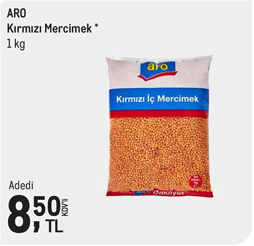 Aro Kırmızı Mercimek 1 kg image