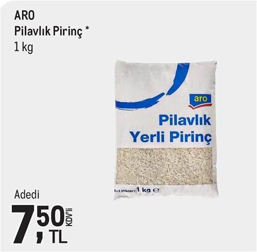 Aro Pilavlık Pirinç 1 kg image