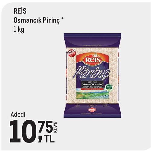 Reis Osmancık Pirinç 1 kg image