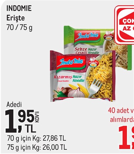 Indomie Erişte 70/75 g image