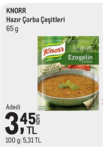 Knorr Hazır Çorba Çeşitleri 65 g image