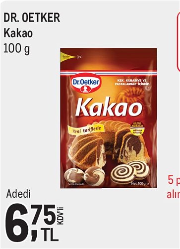 Dr. Oetker Kakao 100 g image