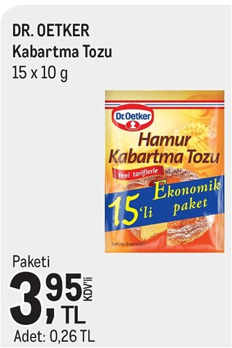 Dr. Oetker Kabartma Tozu 15x10 g image