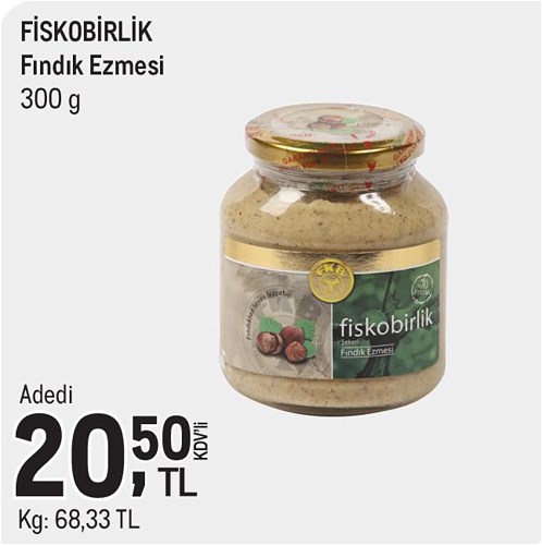 Fiskobirlik Fındık Ezmesi 300 g image