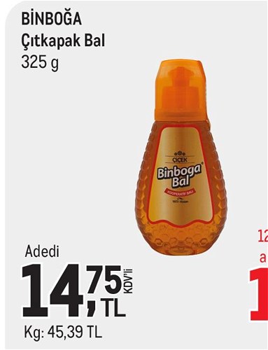 Binboğa Çıtkapak Bal 325 g image