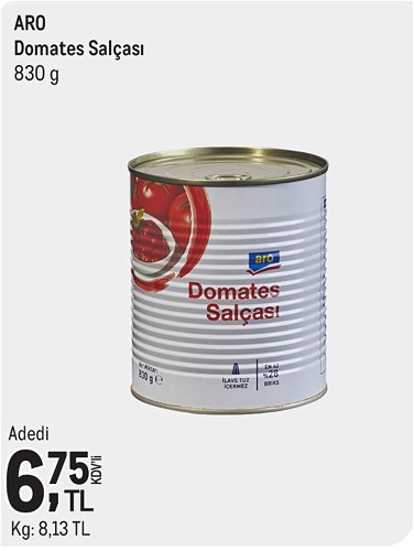 Aro Domates Salçası 830 g image